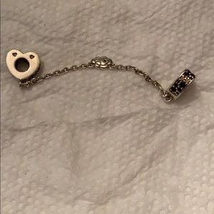 Beautiful multi colored safety chain. Pandora